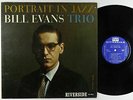 Bill Evans Trio - Portrait In Jazz LP - Riverside - RLP 12-315 Mono DG