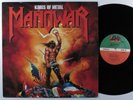 MANOWAR Kings Of Metal ATLANTIC LP VG+ *
