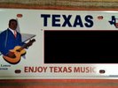 Blind Lemon Jefferson Rare NEW Official State of Texas License Plate Paramount