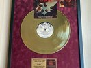 NWA Straight Outta Compton 1988 Custom 24k Gold Vinyl Record in Wall Frame