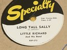 LONG TALL SALLY LITTLE RICHARD SPECIALTY RECORDS 78 RPM 1956 ROCK N ROLL