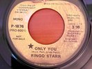 The Beatles Ringo Starr Promo Single 1974 ONLY YOU Apple P-1876