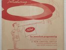 Rare 1950s Die Cut Capitol Records Introducing Promo Company Sleeve 45 RPM