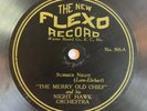 Coon Sanders Nighthawks 1925 Radio air check FLEXO 78 rpm RARE broadcast record