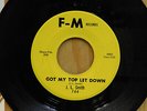 J L Smith RnB soul 45 Got My Top Down bw If Its Too Late on FM