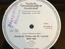 DGG WHITE TEST PRESSING-SET OF 3 LPs HENRYK SZERYNG- BACH PARTITA- VIOLINE SOLO