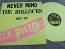 SEX PISTOLS . NEVER MIND THE B*LLOCKS . RARE 2016 LIMITED YELLOW VINYL PUNK ROCK