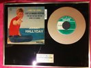  Johnny Hallyday Disque D'Or 18 Ct 