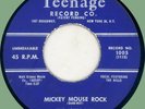 JOLLY JAX Mickey Mouse Rock / Walk On 45rpm Teenage 1957 clean vinyl & labels