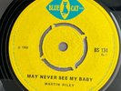 THE SLICKERS MARTIN RILEY Nana / May Never BLUE CAT BS134 UK 7” 45 VINYL REGGAE