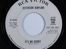 Psych Rock 45 JEFFERSON AIRPLANE It's No Secret RCA VICTOR promo HEAR