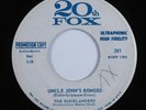 Rockabilly 45 DIXIELANDERS Uncle John's Bongos 20TH FOX promo HEAR
