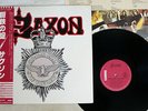 SAXON STRONG ARM OF THE LAW CARRERE P-10971G Japan OBI VINYL LP