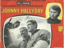 JOHNNY HALLYDAY les chevaliers du ciel PHILIPS 45t HOLLANDE label avec ERREUR