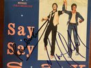Paul McCartney And Michael Jackson Signed Album Cover