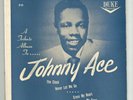 R&B SOUL BLUES E.P. w PIC COVER- TRIBUTE TO JOHNNY ACE - HEAR -1955 DUKE E.P. 81