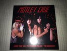 MOTLEY CRUE SEALED LP/VINYL “LOOKS THAT KILL” PERKINS PALACE FM BROADCAST RARE.