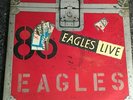LP DOUBLE ALBUM THE EAGLES Live ASYLUM 1980 UK 1ST PRESS  C/W POSTER EX/EX
