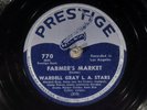 78 RPM -- Wardell Gray L.A. All Stars (with Art Farmer), Prestige 770, EE+ Jazz