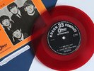 ORIGINAL 1965 RED VINYL THE BEATLES A HARD DAY'S NIGHT EP 7 INCH 45 ODEON V.RARE