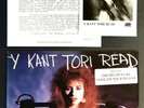 TORI AMOS Y Kant Tori Read PROMO LP+RARE PRESS KIT  w/Photo+Hype Sticker 1988