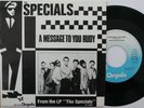 Ska Punk 7” / The Specials “A Message To You Rudy”   Chrysalis Picture Sleeve