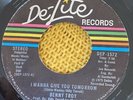 Northern Soul, Benny Troy - I Wanna Give You Tomorrow Rare original 1st issue