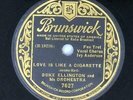 DUKE ELLINGTON 78 Kissin My Baby Goodnight BRUNSWICK 7627 pre war E-