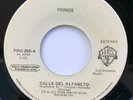 PRINCE - Alphabet St / Calle del Alfabeto - MEXICO WB PRO-265 PROMO 45 RARE