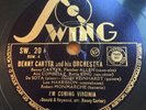 78 RPM BENNY CARTER & Orch - DJANGO REINHARDT - I'm coming Virginia SWING SW 20