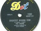 1959 PAT BOONE Pop Vocal 78 RPM Record Brightest Wishing Star/Fools Hall of Fame