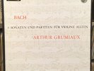 BACH Sonatas & Partitas Violin GRUMIAUX Hi-Fi Stereo Philips 3 Lp Box Holl NM