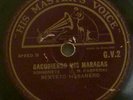 CUBA SON 78 RPM SEXTETO HABANERO SACUDIENDO MIS MARACAS HMV GV 2 HEAR