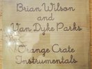 BRIAN WILSON & VAN DYKE PARKS Orange Crate Instrumentals NEW vinyl LP RSD2020