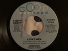 Liquid Earth - Lion’s Den/ Liquid Earth 45 UltraRare 1984 Promo On Co-Op Records
