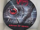 OBITUARY - CAUSE OF DEATH PICTURE DISC FIRST PRESS NEAR MINT OR MINT DEATH METAL