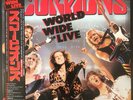 SCORPIONS - World Wide Live - Double Vinyl LP Album - Japan - OBI - Insert,