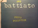 LP 33 Franco Battiato ?1972 Fetus Pollution ERicordi ?ORL 8127 ITALY 1979