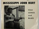 Mississippi John Hurt LP Folk Songs Blues PIEDMONT orig VG+/VG 324