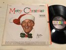 Bing Crosby Merry Christmas LP Decca Stereo Holiday Party Orig VG/EX