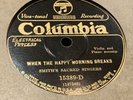 Country 78 SMITH'S SACRED SINGERS When The Happy Morning Breaks COLUMBIA 15389-D