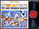 DAVE BRUBECK Quartet Time Out LP COLUMBIA CS 8192 US 1960 6EYE ST JAZZ Take Five