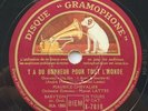 MAURICE CHEVALIER y a du bonheur pour tout l'monde DISQUE 78 RPM LVDSM K-7816