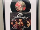 The Cure SIGNED Never Enough Single FRAMED w/HALL OF FAME PASS Brooklyn, NY COA