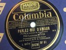 78 RPM - LUCIENNE BOYER - Parlez moi d'amour French Press -COLUMBIA DB 61