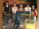 IRON MAIDEN SOMEWHERE IN TIME JAPAN PROMO SAMPLE LP + BONUS EP POSTER BOOKLET