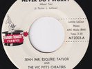 SEAN MR ESQUIRE TAYLOR Never Do I Worry HOLY GRAIL northern soul 45 funk HEAR