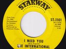 INTERNATIONAL FIVE same as LMNOPs I Need You NORTHERN SOUL 45 sweet soul LISTEN