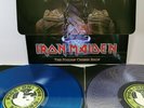 Iron Maiden : The Italian Cheese Shop : One Blue and one Clear Vinyls :