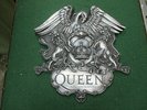 QUEEN-THE QUEEN CREST WALL ART-DESIGNED BY FREDDIE MERCURY-100% OFFICIAL-PEWTER